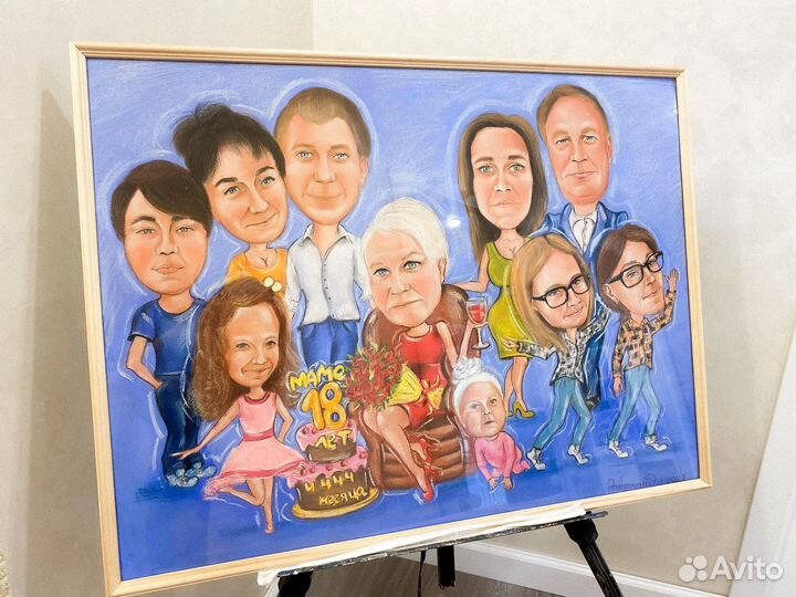 Шаржи на заказ по фото