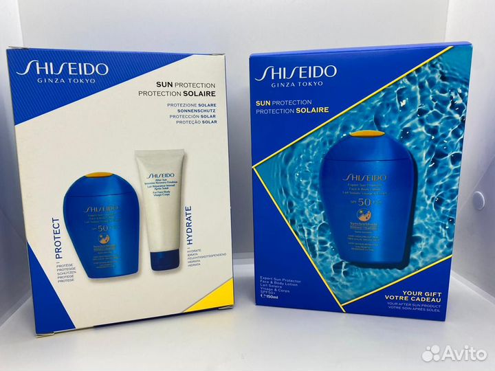 Shiseido набор солнцезащитных средств SPF 50+