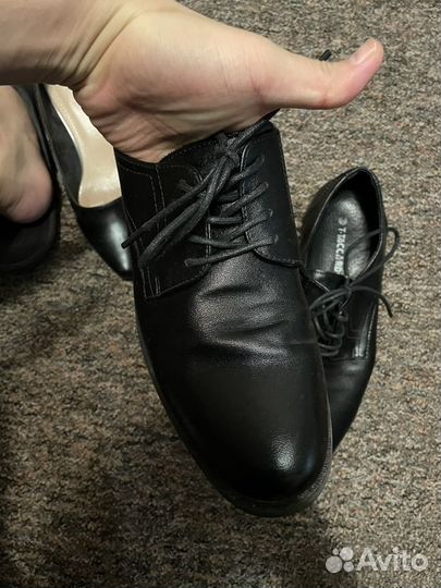 Туфли мужские черные, 40 размер