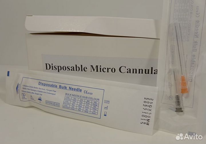 Канюля для контурной пластики 25G50 (игла в компле