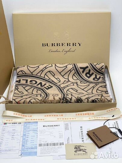Шарф Burberry бежевый