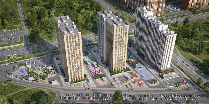 2-к. квартира, 65,4 м², 19/26 эт.