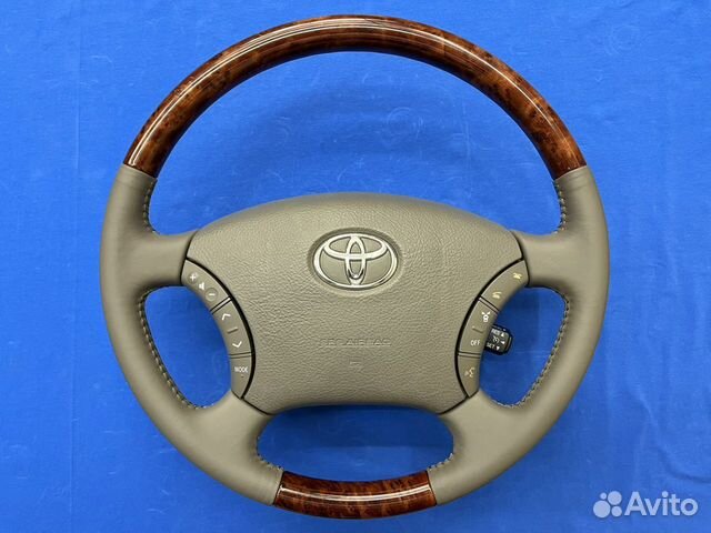 Руль оригинальный под дерево Toyota Prado 120