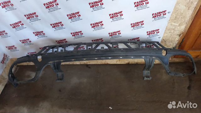 Юбка бампера задняя Porsche Cayenne 2