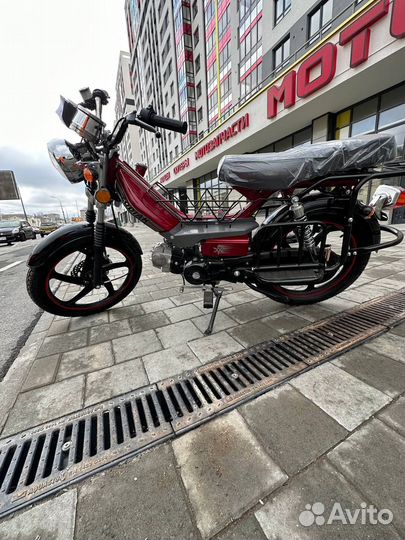 Мопед zodiak Красный