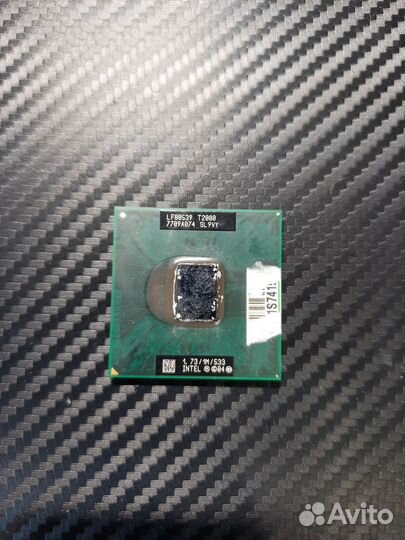 Процессор Intel Pentium Dual-Core Mobile T2080