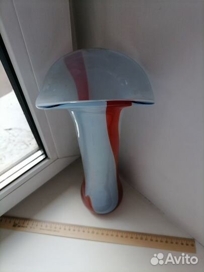 Ваза стекло Винтаж советское