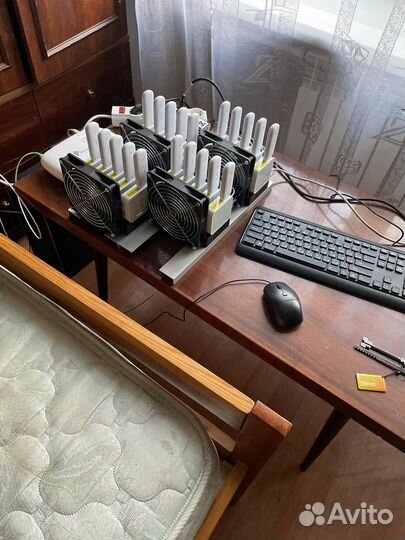 Мобильная прокси ферма 20 модемов