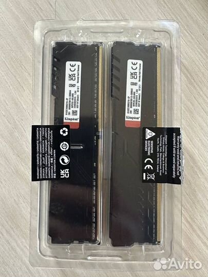 Kingston Fury Beast DDR4 3200 мгц 16гб (2x8 гб)