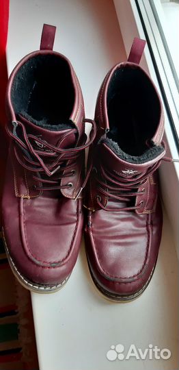 Мужские кожаные ботинки 43