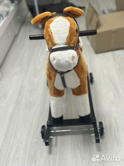 Лошадь качалка каталка