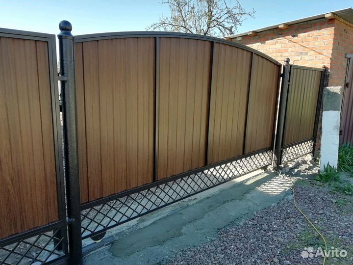 Навесы, заборы, ворота, ангары