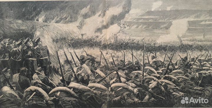 Гравюры из журнала 1899 года (10 шт)