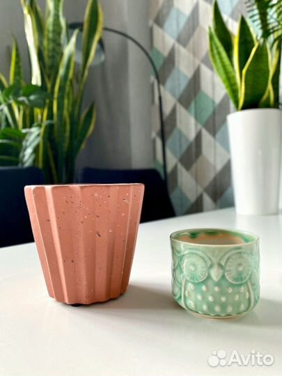 Горшок для цветов керамический