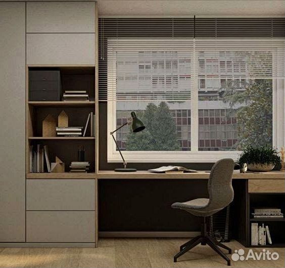 Детская рабочая зона у окна