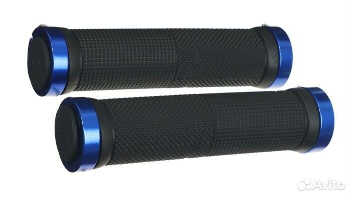 Грипсы 130мм Dream Bike чёрный синий; 59367