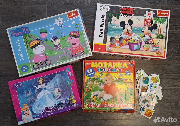 Пазлы крупные