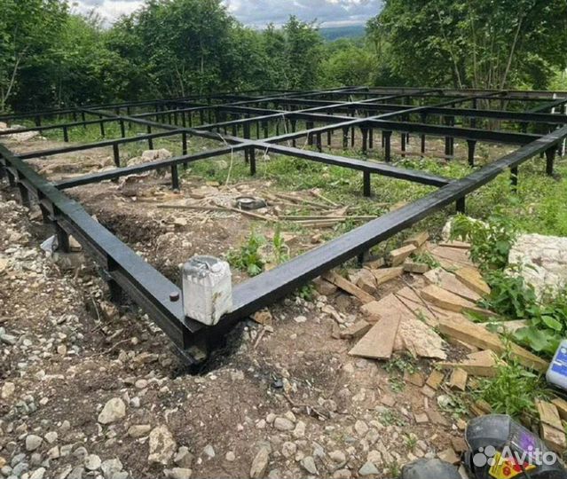 Винтовые сваи, фундамент