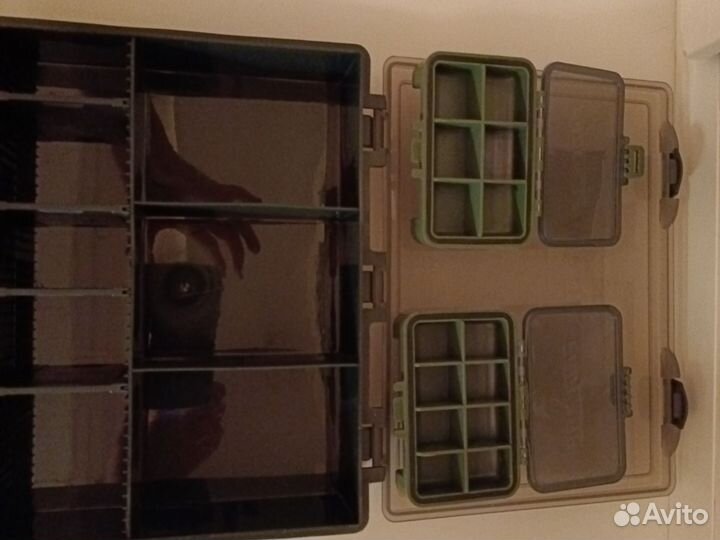 Коробка карповая,катушки фидер, спиннинг