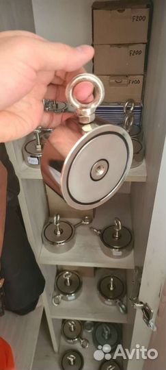 Поисковый магнит двухсторонний F400х2