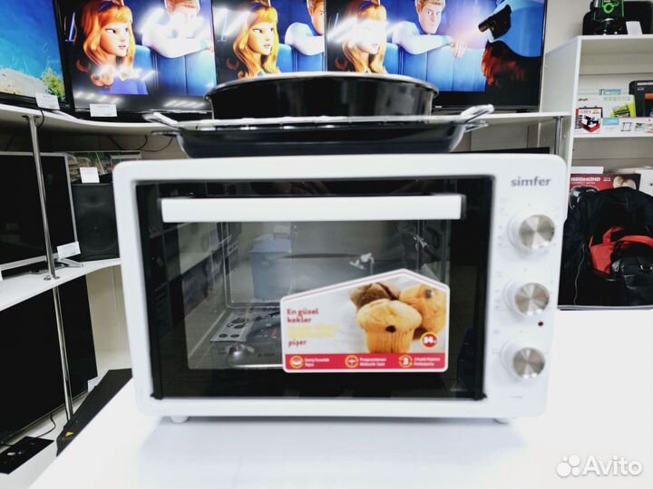 Мини-печь Simfer 34л белая (Окт139)