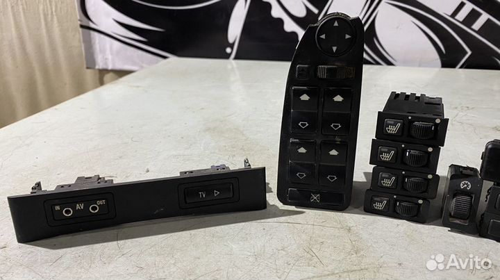 Кнопки салона BMW 7 series E38 iL