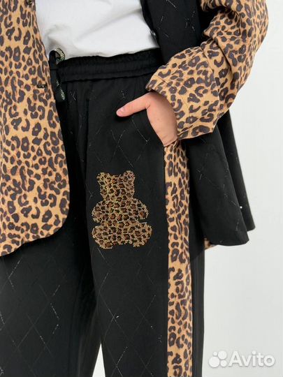 Костюм женский, леопардовый