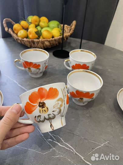 Сервиз чайный винтаж дулево