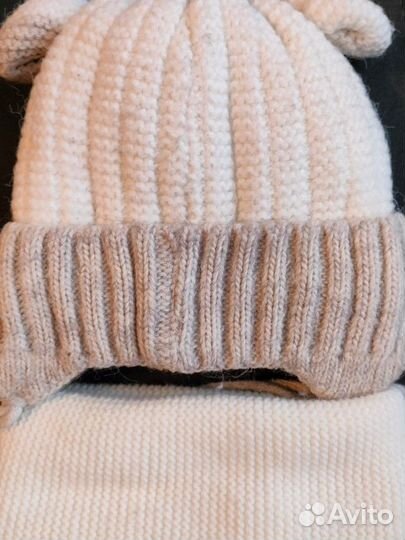 Шапка детская зимняя со снудом