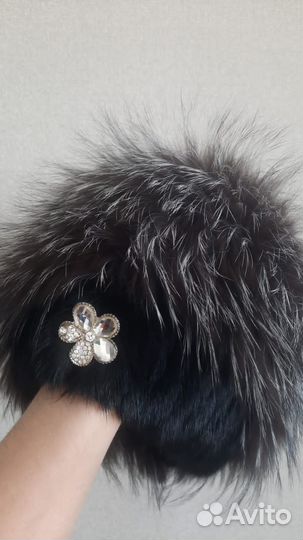 Шапка зимняя меховая женская