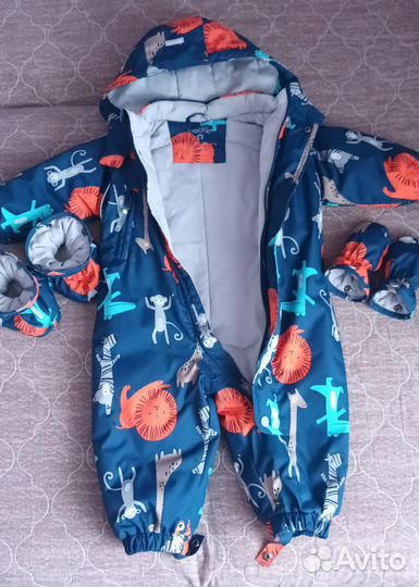 Комбинезон демисезонный crockid 74-80 на мальчика