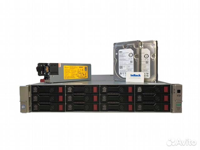 Сервер HP DL380 Gen9 12LFF 2x E5-2667v4 64GB