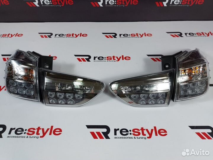 Стопы Toyota Wish 20 Белые Vland