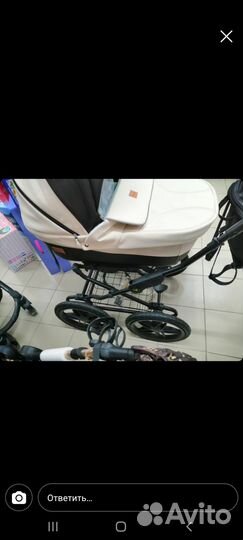Коляска Cobabe 6300L 2в1 Экокожа
