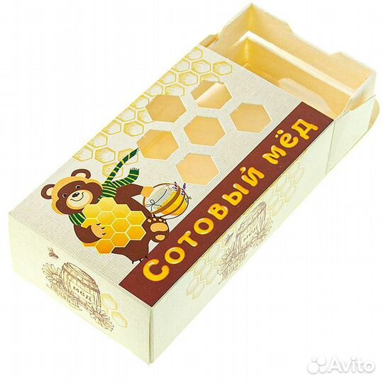 Коробка для сотового меда Мишка (20 шт)