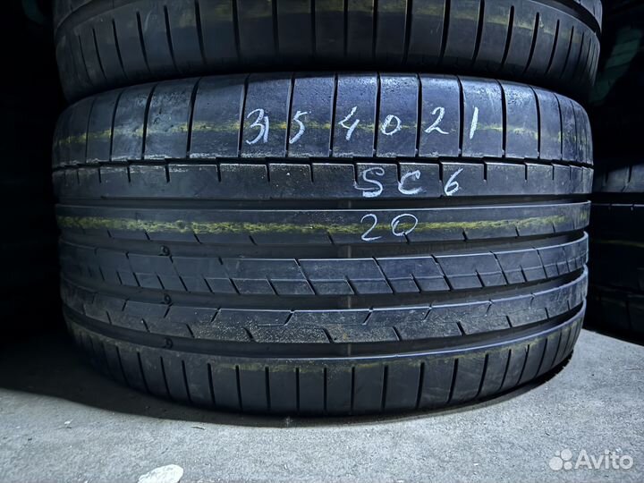 Continental SportContact 6 275/45 R21 и 315/40 R21