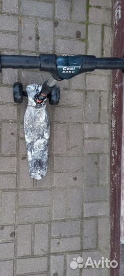 Самокат детский 3-ный со светящимися колесами