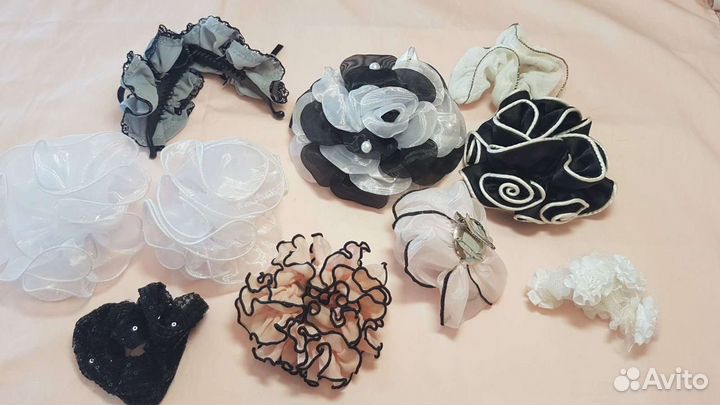 Банты,заколки, воротнички