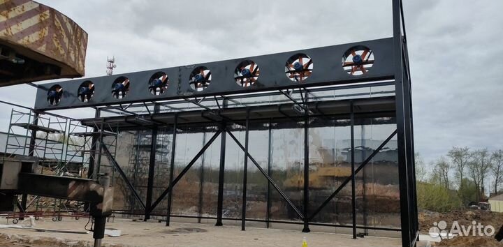 Сушильная камера древесины - 80 куб.м загрузка