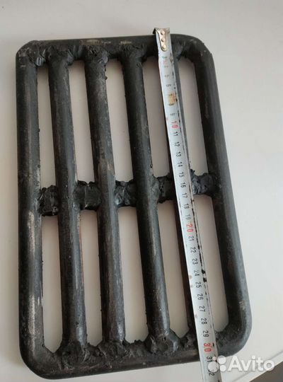 Печное литье. Плита печная, стальная 710*410*20