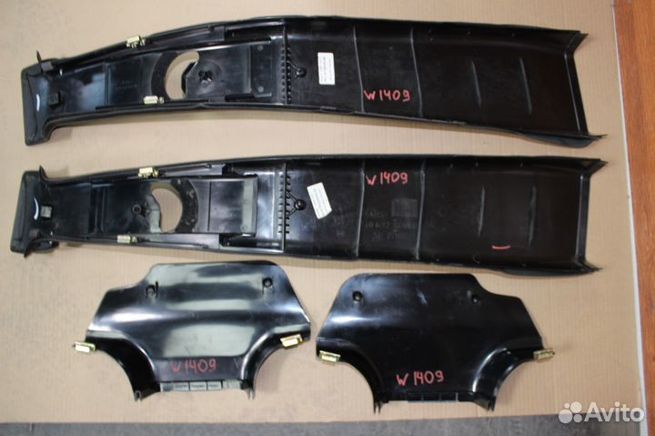 Обшивки центральных стоек салона комплект W140