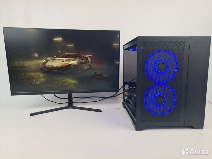 Игровой пк Ryzen 5 5600 c IPS монитором