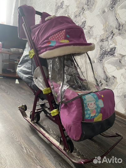 Коляска санки