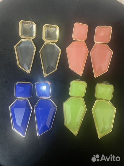 Бижутерия серьги zara