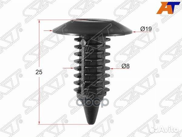 Клипса обшивки GM (1 шт.) ST-KE-208 Sat