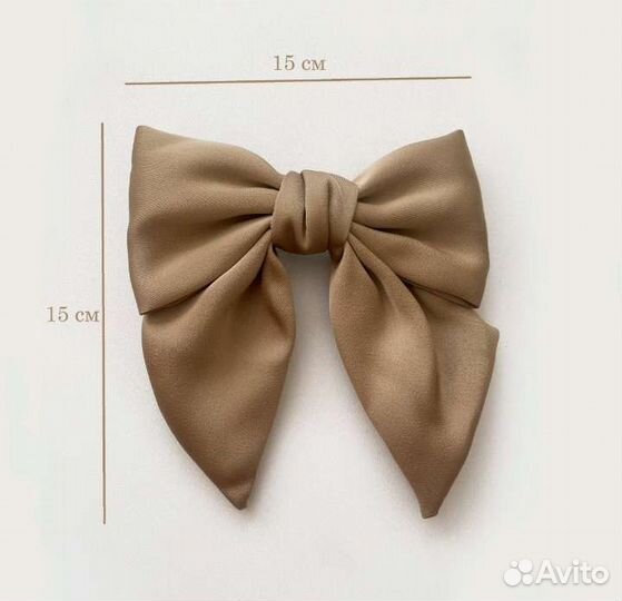 Бант заколка автомат