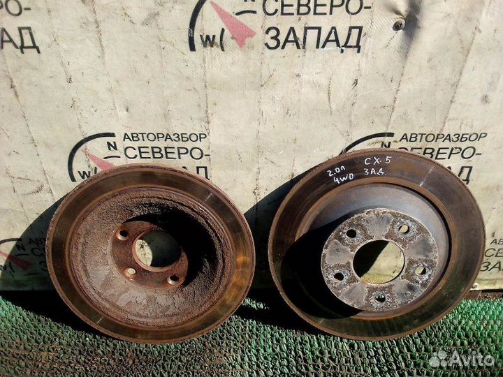 Диск тормозной задний Mazda Cx-5