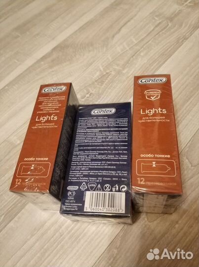 Презервативы contex lights 12 шт оригинал