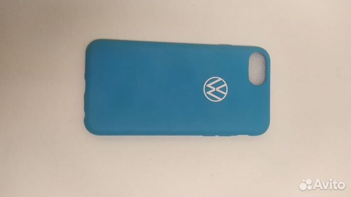 Чехол для iPhone голубой Volkswagen 000051708G3H1