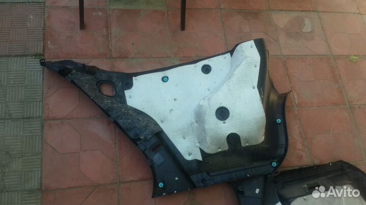 Kia Rio 3 обшивка багажника